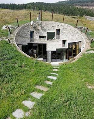 Underground House Plans on Underground Homes   Earth Sheltered Houses For Eco Hobbits